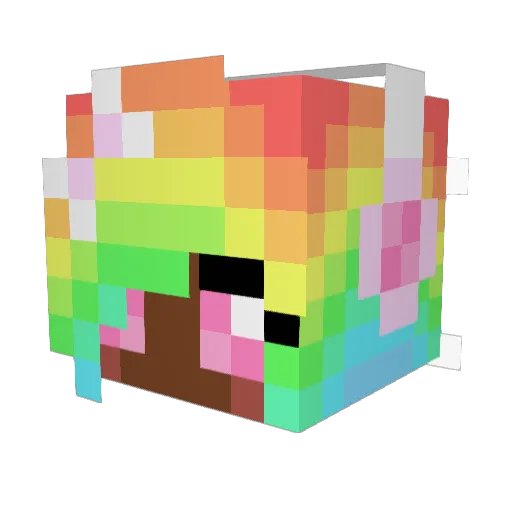 EvilEgg23 Minecraft avatar head, 3D render