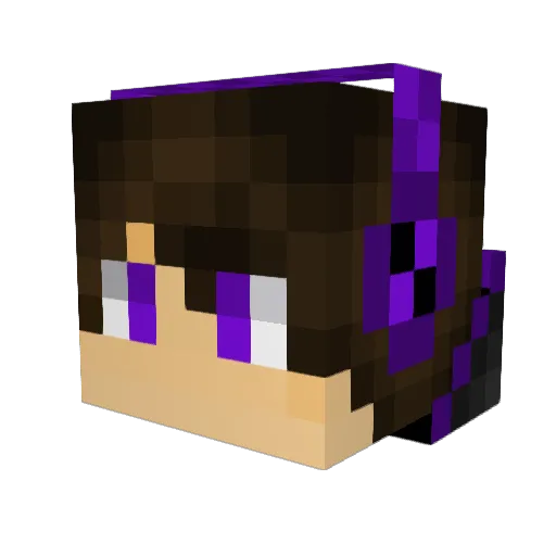 EvilElf101 Minecraft avatar head, 3D render