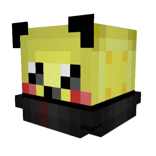 EvilErick Minecraft avatar head, 3D render