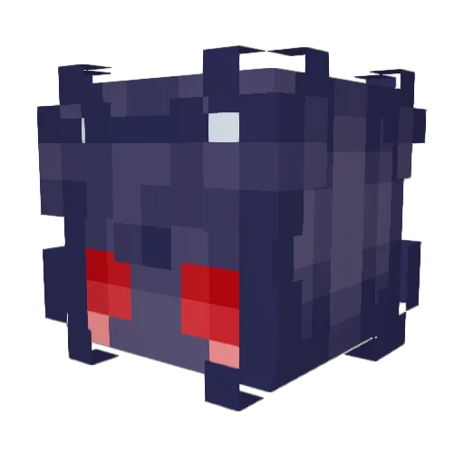 EvilFrostLord Minecraft avatar head, 3D render