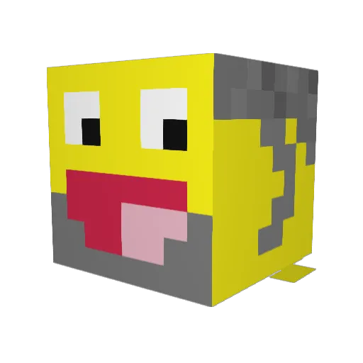 EvilHeman11 Minecraft avatar head, 3D render