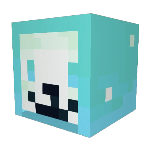 EvilLesbianKitty Minecraft avatar head, 3D render