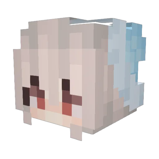 EvilMarlowww Minecraft avatar head, 3D render