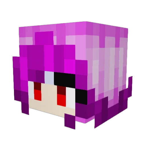 EvilOblivion Minecraft avatar head, 3D render