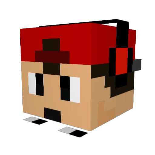 EvilPancake7134 Minecraft avatar head, 3D render