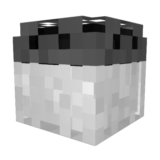 EvilSalt Minecraft avatar head, 3D render