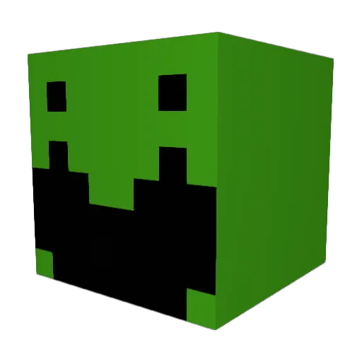 EvilTonberry84 Minecraft avatar head, 3D render