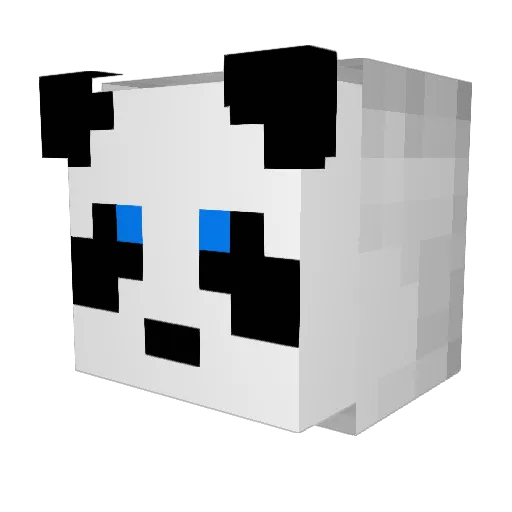 Evil_Albino Minecraft avatar head, 3D render