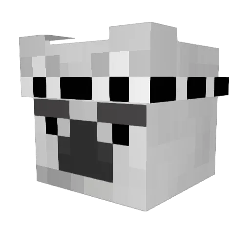 Evil_Alpaka Minecraft avatar head, 3D render