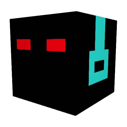 Evil_Cherry Minecraft avatar head, 3D render