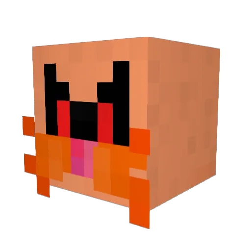 Evil_Ivo Minecraft avatar head, 3D render