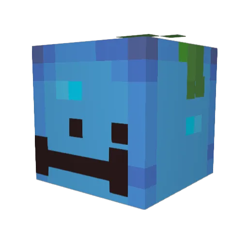 Evil_O7889 Minecraft avatar head, 3D render