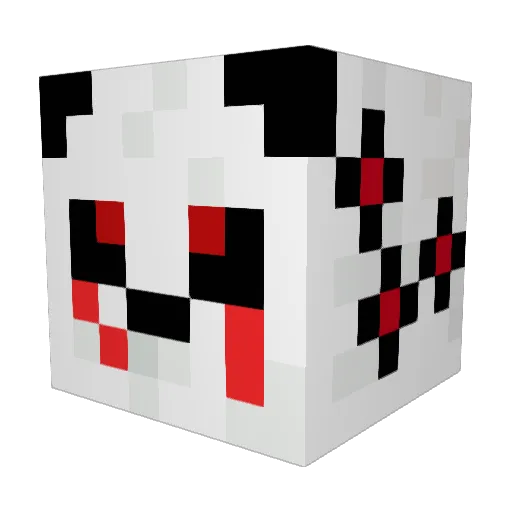 Evil_Panda69 Minecraft avatar head, 3D render