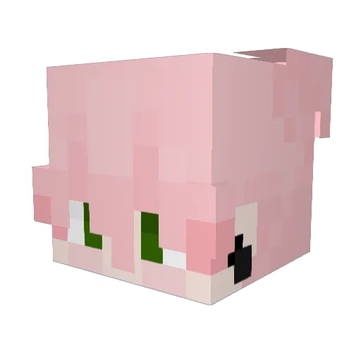 Evil_Tai Minecraft avatar head, 3D render