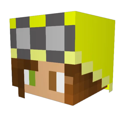 Evil_eye_Minions Minecraft avatar head, 3D render