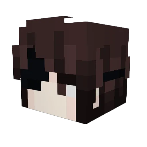 Evilblaade12 Minecraft avatar head, 3D render