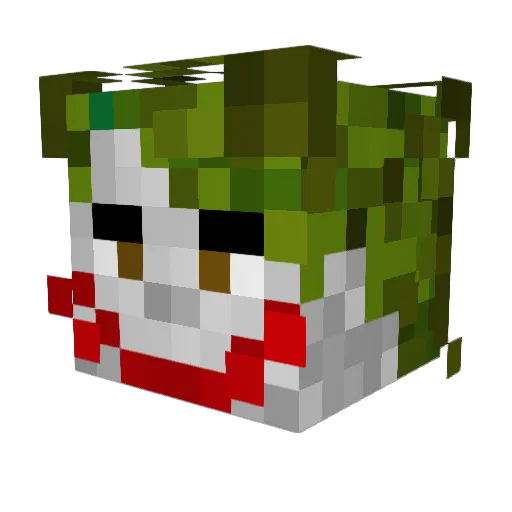 Evilboy9998755 Minecraft avatar head, 3D render