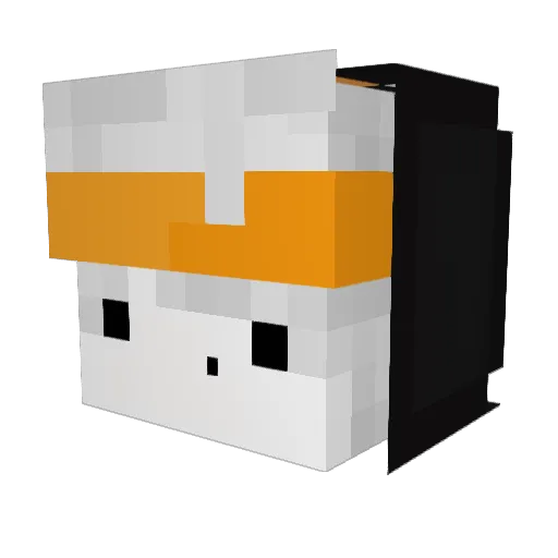 Evilgamer6969 Minecraft avatar head, 3D render