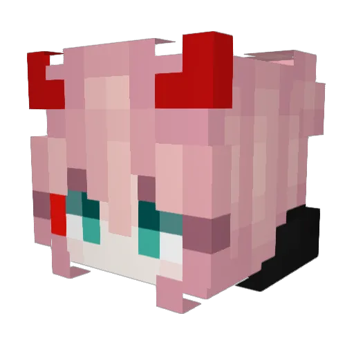 Evilking251 Minecraft avatar head, 3D render
