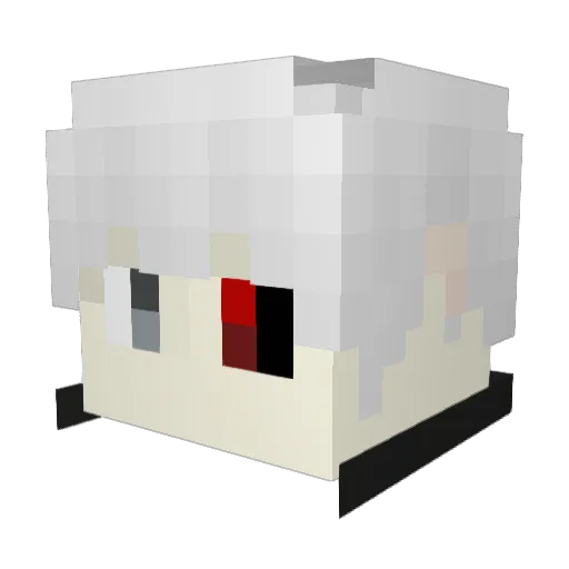 Evilplayer44 Minecraft avatar head, 3D render