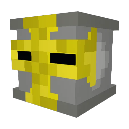 Evilstout Minecraft avatar head, 3D render