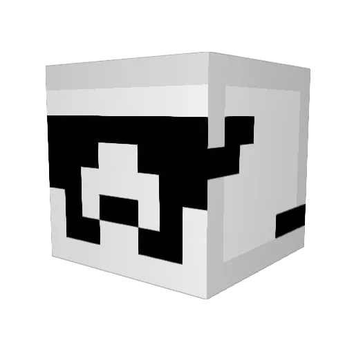 Eviwan03 Minecraft avatar head, 3D render