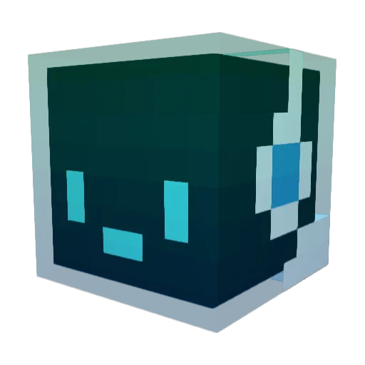 Evolaith Minecraft avatar head, 3D render