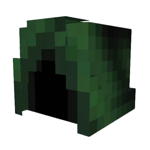 Evolouski Minecraft avatar head, 3D render