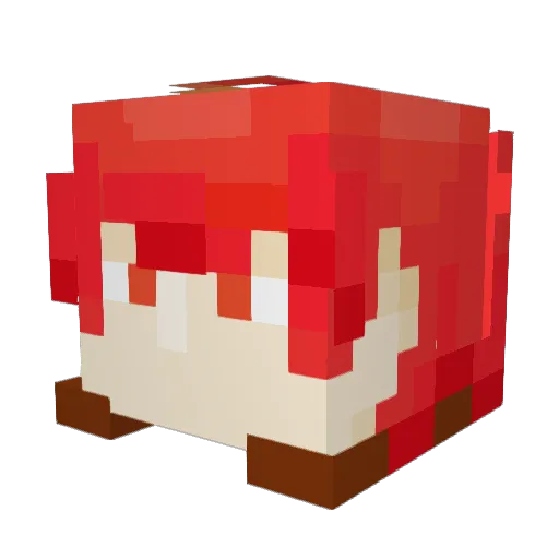 EvolutionGeneral Minecraft avatar head, 3D render