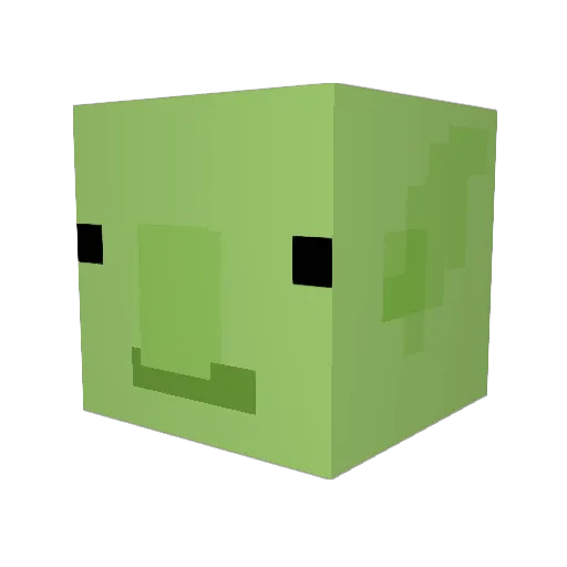 EvolutionLouis Minecraft avatar head, 3D render