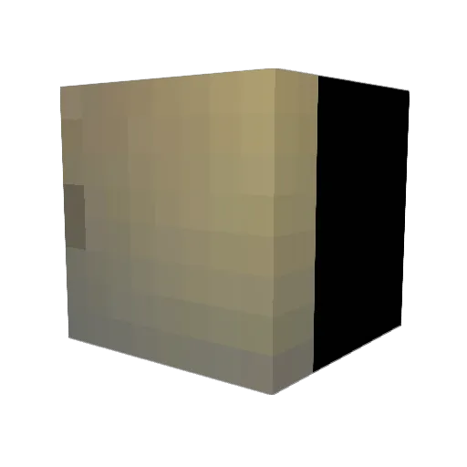 Evrlop Minecraft avatar head, 3D render