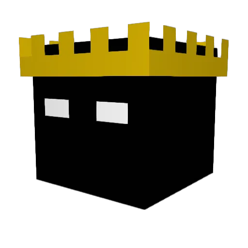 Evro1016 Minecraft avatar head, 3D render