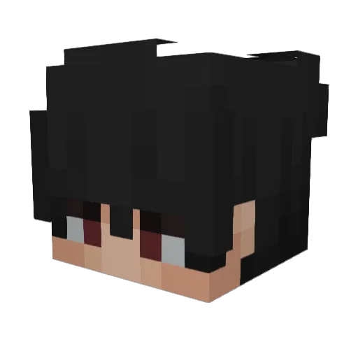 EvyGarcia Minecraft avatar head, 3D render