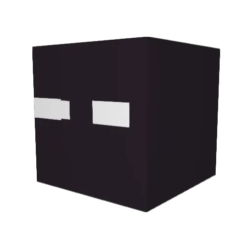 Evyllan Minecraft avatar head, 3D render