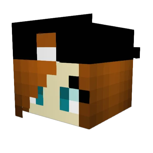 Evyzingo2004 Minecraft avatar head, 3D render