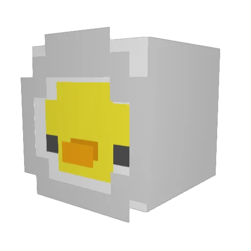 Evz__ Minecraft avatar head, 3D render