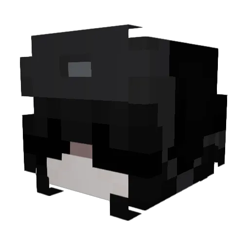 Ew33a Minecraft avatar head, 3D render