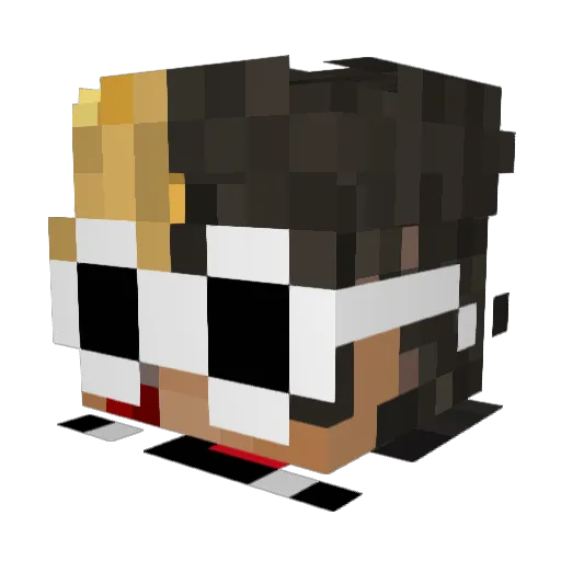 EwItsNikolai Minecraft avatar head, 3D render