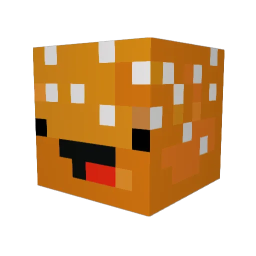 Ewa67 Minecraft avatar head, 3D render