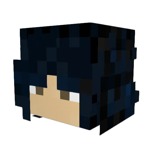 EwaJaywa Minecraft avatar head, 3D render