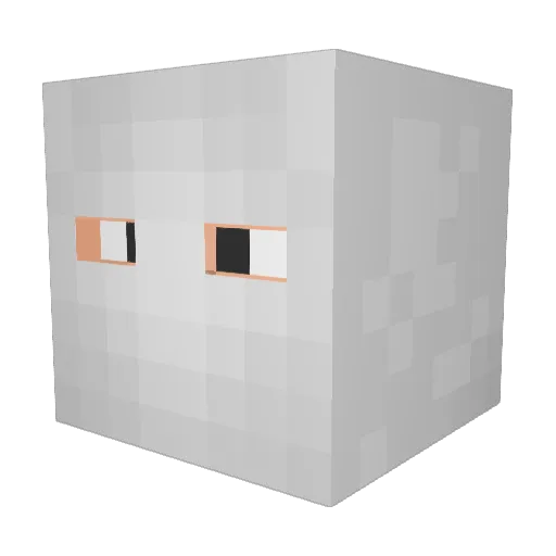 Ewan1234567 Minecraft avatar head, 3D render