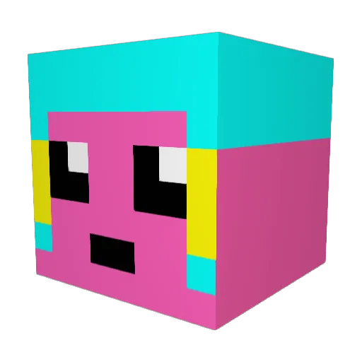 EwanG6 Minecraft avatar head, 3D render