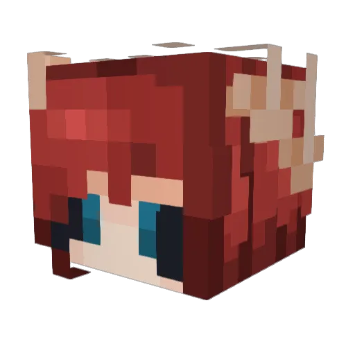 Ewan_Squadly Minecraft avatar head, 3D render
