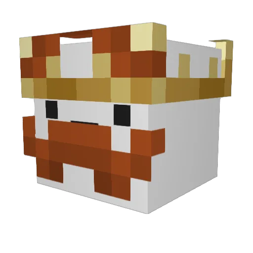 EwerBewer Minecraft avatar head, 3D render