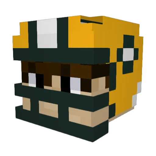 Ewhy808 Minecraft avatar head, 3D render