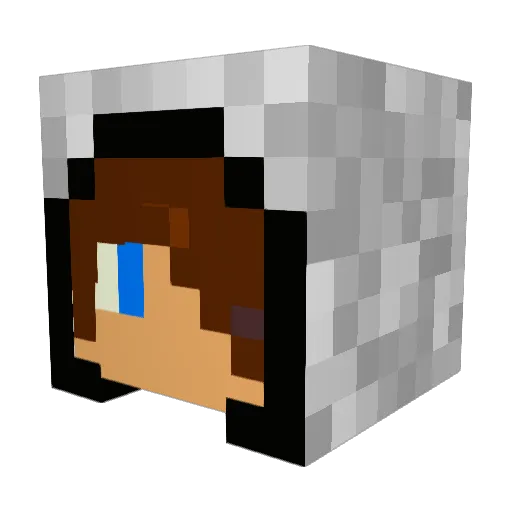 EwokYoda7 Minecraft avatar head, 3D render