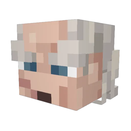 Ewood04 Minecraft avatar head, 3D render