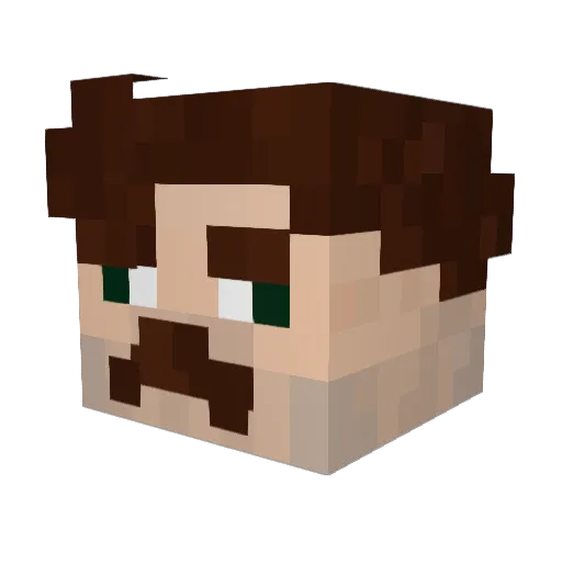 Ewrei18 Minecraft avatar head, 3D render