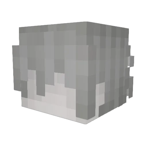 Ex1le11 Minecraft avatar head, 3D render