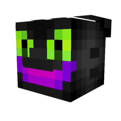 ExDHyze Minecraft avatar head, 3D render